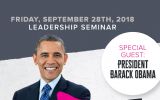 Barack Obama spreekt voor het eerst na zijn presidentschap in Nederland