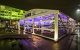 Glazen Restaurant tijdens 3FM Serious Request wordt gebouwd door Neptunus