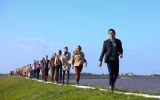 Jubileumevenement 170 jaar C&A met catwalk van 2100 meter over de Afsluitdijk