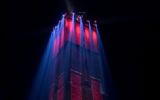 LiveLegends en Faber maken indruk met 3d videomapping op Brandaris Terschelling