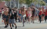 Paramount Pictures stunt met slowmotion evenement als promo voor Baywatch film