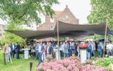 Tijdelijke evenementenlocatie in kasteeltuin van De Landgoederij