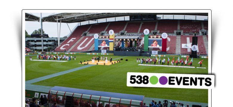 538Events verantwoordelijk voor openingsceremonie EYOF Utrecht