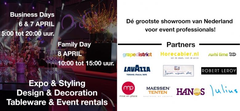 Alles over evenementenverhuur en eventdecoratie tijdens Inspiration Days
