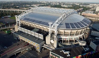 Amsterdam ArenA pakt door met duurzaamheid: zonnedak van 7000m2