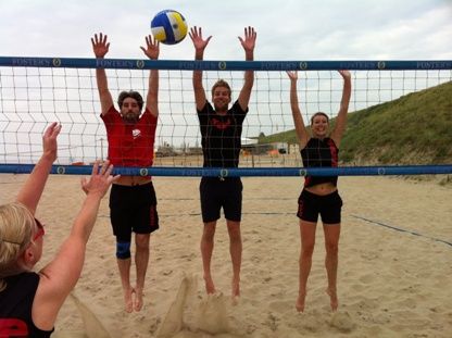 BBBQ2012: volleybalteams in training voor Cup met de grote Oren