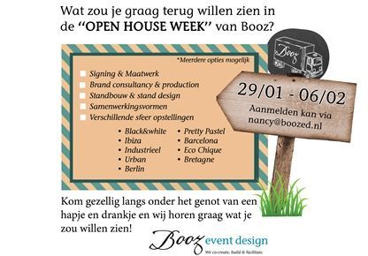 Booz Event Design exposeert met trends voor beurzen en evenementen