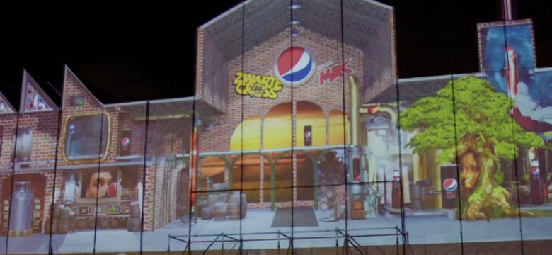 CASE -  Pepsi MAX videomapping met live interactie