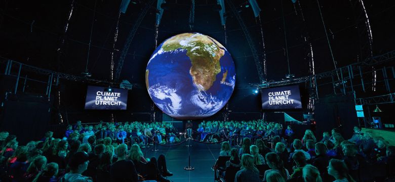 Climate Planet: letterlijk de wereld als eventlocatie. En dat een maand lang...