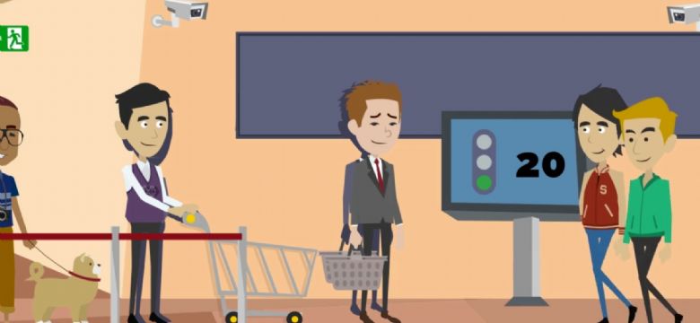 Crowd Control: intelligente schermen reguleren drukte