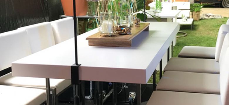 DCRT presenteert kleurrijke styling concepten en beton-look meubilair