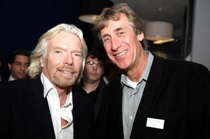 De foto van de week: Sir Richard Branson met Rick Claus