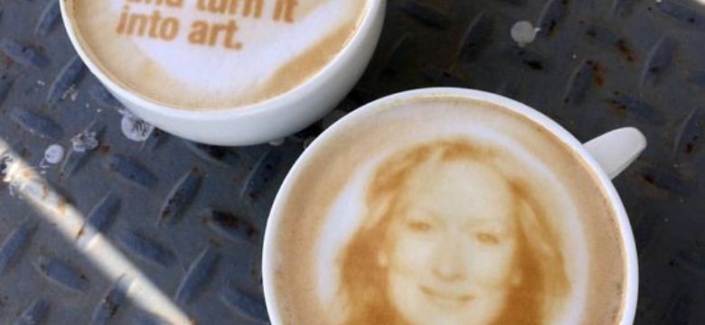 De koffie printer is er nu ook voor zakelijke evenementen!