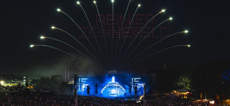 Dutch Drone Shows zorgt voor ‘one in a million’ experience op R2 Festival