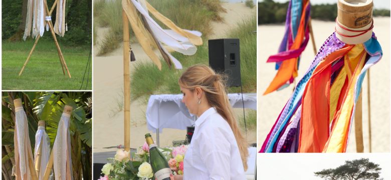 Duurzame en unieke Ibiza Flags brengen sfeer op elk feest