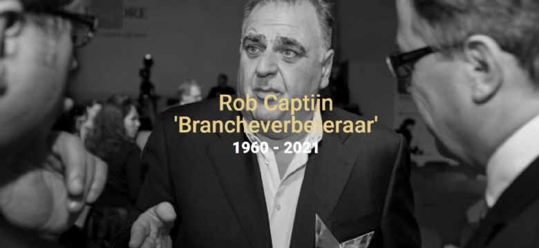 Een eerbetoon van vele branchegenoten aan Rob Captijn