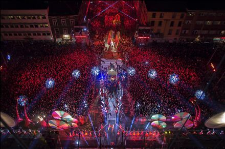 Een evenement dat 5 procent van een stad in beweging kreeg...