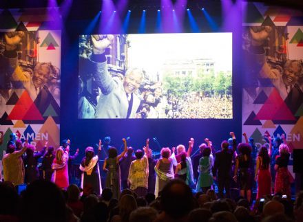 Eerbetoon aan Mandela: evenement in één week tijd gerealiseerd