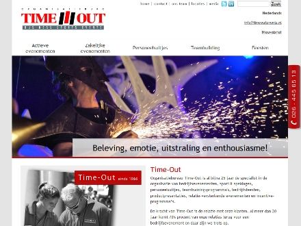 Evenementenbureau Time-Out Events viert kwart eeuw bestaan met nieuwe site