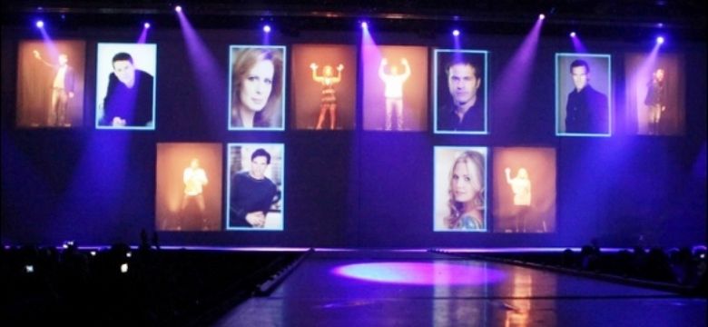Evenementenlocatie Studio21 decor voor As The World Turns afscheidsevenement