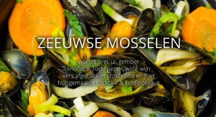 Evenementenmenu De Haven van Zandvoort: mosselen
