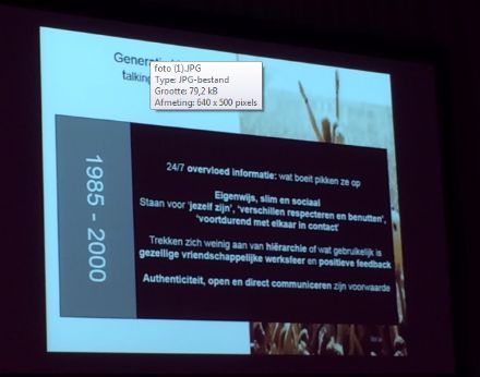 Event 15: Marieke Grondstra geeft drie tips over generatie Y