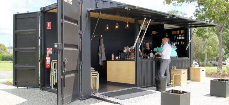 Eventbedrijf in pop-up containers voor evenementen, Sign & Expo, te koop!