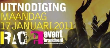 EventBranche Nieuwjaarsborrel RAC Hallen: inschrijving geopend
