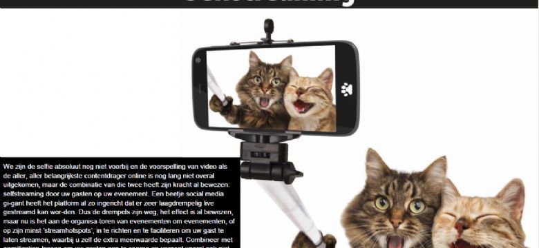 #EventTrends2018: selfstreaming