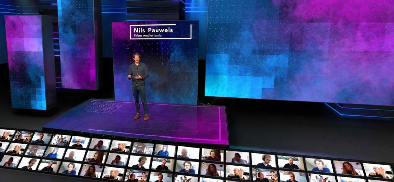 Faber Audiovisuals: Virtual event met live publieksinteractie