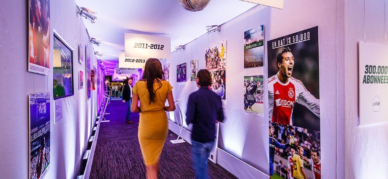 FOX Sports Eredivisie kiest voor 30 meter lange spelerstunnel als eventlocatie