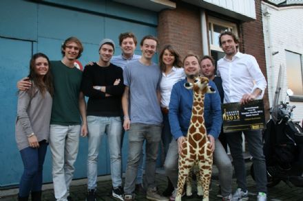 Gouden Giraffe genomineerden verrast op kantoor