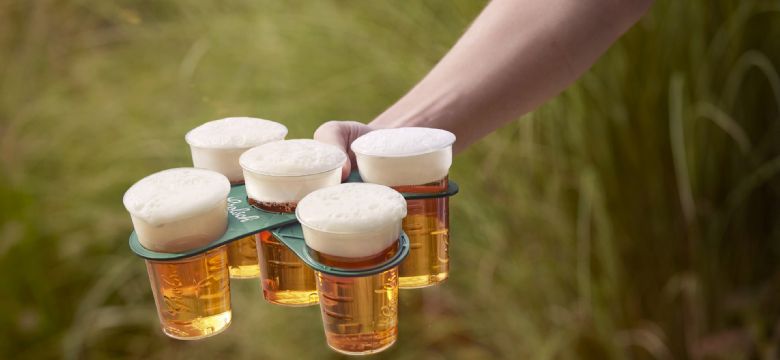 Grolsch op Festivak: 'Niet meer tot je enkels door het plastic'