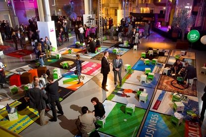 Guerrilla, beurs, live communicatie en flashmob in één concept?