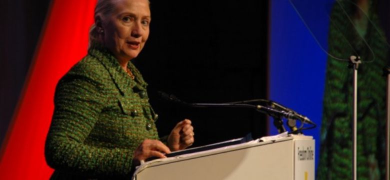 Hillary Clinton bezoekt de Fokker Terminal tijdens Google-event (VIDEO)