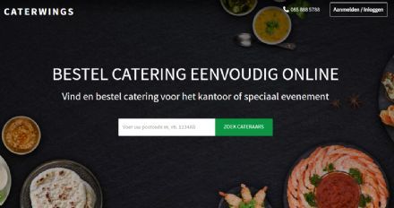 Internationaal online cateringbedrijf CATERWINGS start in Amsterdam