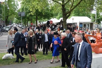 Intertent bouwt tijdelijke accommodaties voor kunstroute Amsterdamse Zuidas