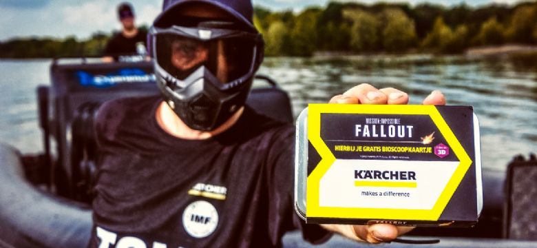 Kärcher verbindt zich als merk aan bioscoopfilm en rondt campagne af met event