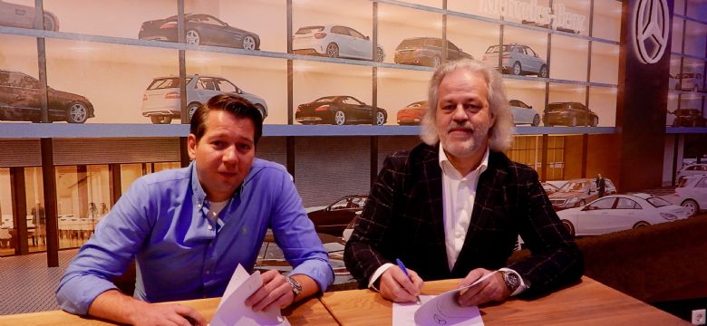 Kontent plaatst tijdelijke locatie voor Mercedes-Benz
