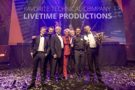 Livetime Productions gekozen tot 'Favorite Technical Production Company'