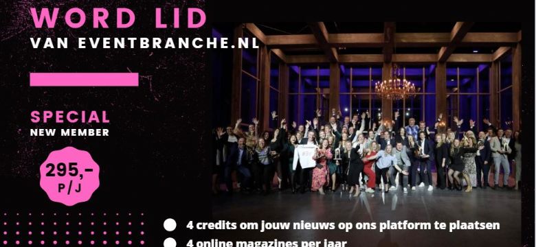 Locatie, bureau, cateraar of andere toeleverancier? Jouw eigen PR een jaar lang geregeld