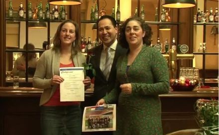 Master in Event Management: diploma's en beste wensen in de Heineken Experience