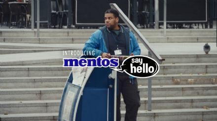 Mentos combineert live communicatie en marketing op vierkante centimeter