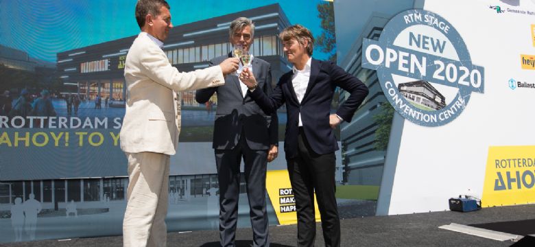 Mijlpaal voor Rotterdam Ahoy: bouw congrescentrum is gestart