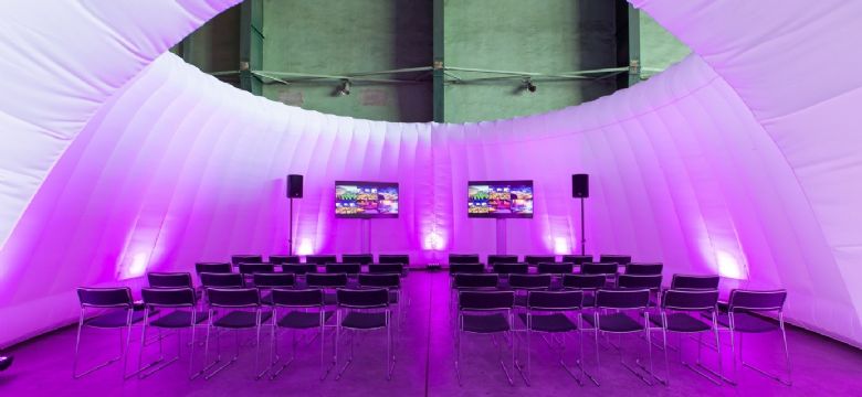 Nieuw opblaasbaar concept creëert meer flexibiliteit bij het organiseren van evenementen