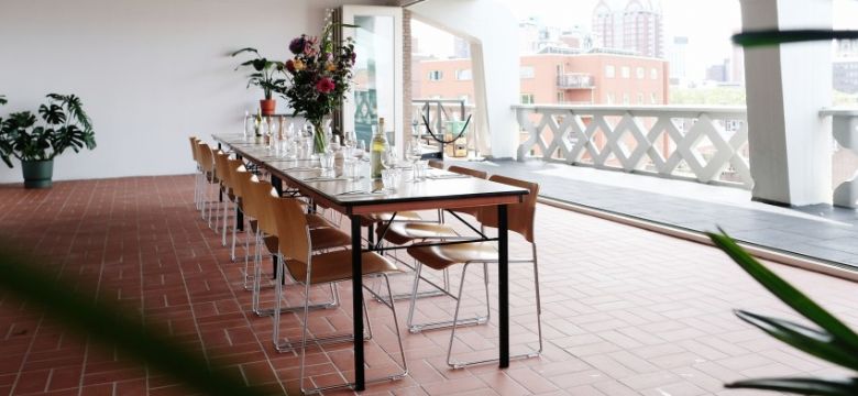 Nieuwe dakterras-locatie in Rotterdam