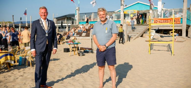 Patrick Roubroeks van XSAGA Koninklijk onderscheiden