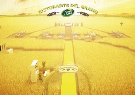 Productintroductie Come e Casa in een graanveld (VIDEO)