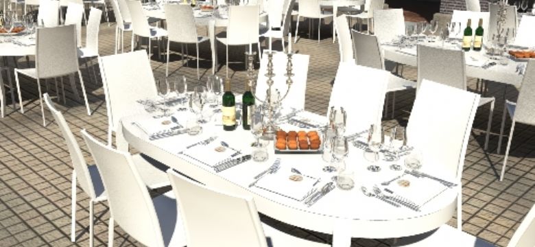 Select Catering levert 3D impressies voor evenement