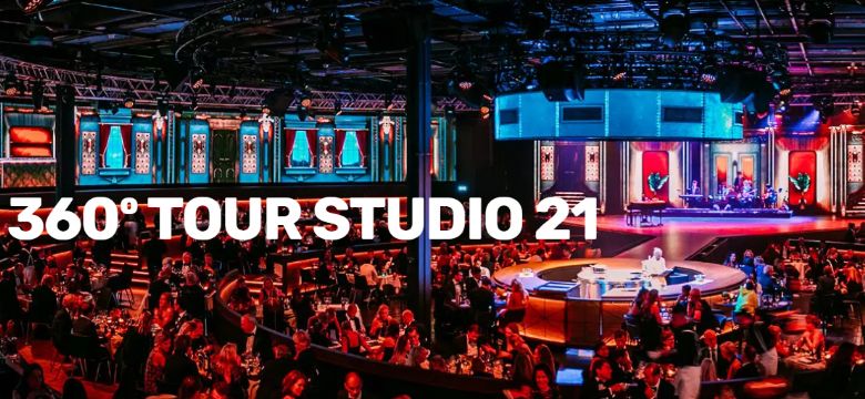 Studio 21 zet de deuren van de vernieuwde eventlocatie virtueel open voor straks...